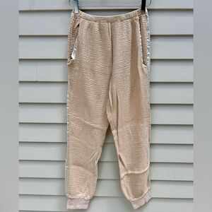 AqC Clothing - Tan Joggers. Size 1. **TOP SOLD SEPARATELY**